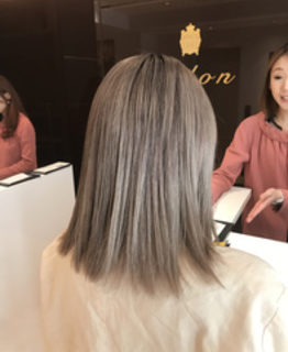 銀座の美容室Salon　人気のグレージュカラー